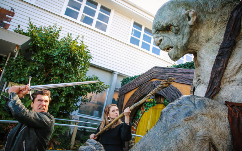 Weta Workshop Experience Troll Outside The Cave