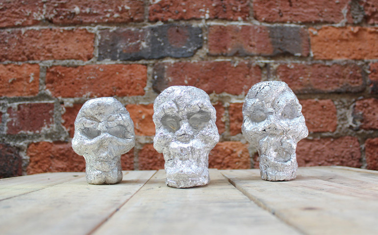tin foil skulls sculpting how to