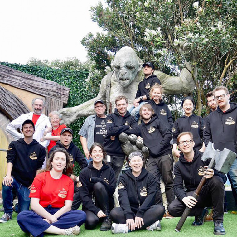 tour guides at weta cave